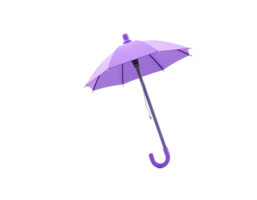 Purple umbrella rendered against a transparent background png