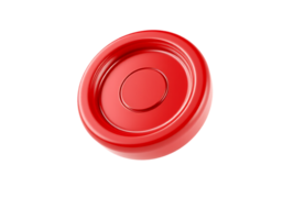 Red Wax Seal Stamp Isolated on Transparent Background png