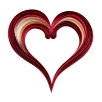Swirling Flame Papercut Frame Transparent Background png