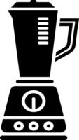 simples monocromático representação do uma cozinha liquidificador ideal para ilustrando eletrodomésticos ou conceitos do cozinhando e saúde estilos de vida. adequado para Projeto e educacional propósitos. png
