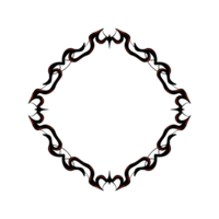 A black background with a circular design png