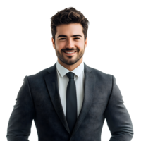 A man in a suit and tie png