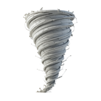 3D Rendering Of A White Swirling Vortex On Transparent Background png