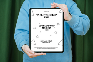 Tablet Mockup - Digital Display Template for Design Presentation psd