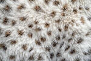 Beautiful close-up of soft, spotted fur showcasing the intricate patterns found in nature photo