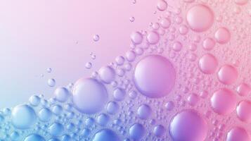 Pastel pink and blue bubbles create a dreamy background ideal for creative projects and designs photo