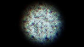 Glowing colorful space texture with flickering motion video