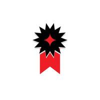 Ribbon icon design with multiple angles. vector