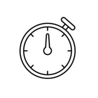 Icon a timer, isolated against a clean background. vector
