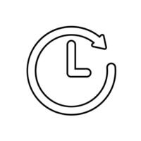 Icon a future, isolated against a clean background. vector
