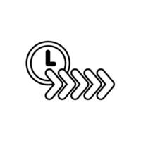 Icon a speed, isolated against a clean background. vector
