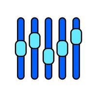 Icon a mastering, isolated against a clean background. vector