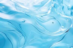 background with water texture, transparent liquid. photo