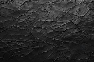 abstract black textured background with scratches and cracks. photo