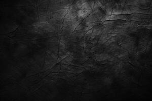 abstract black textured background with scratches and cracks. photo
