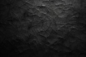 abstract black textured background with scratches and cracks. photo