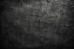 abstract black textured background with scratches and cracks. photo
