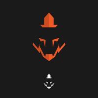 This bold and striking angry fox logo is perfect for any brand looking to convey strength and determination. The simple yet fierce design makes it versatile for various applications vector