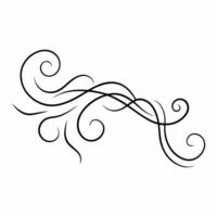Elegant swirls decorative elements vector