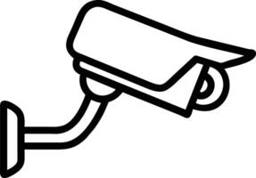 Illustration of a Security Camera vector