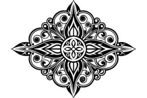A Ornate Decorative Design, perfect for vector-based projects. vector