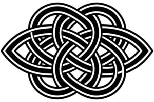 Intricate Celtic Knotwork Design in Adobe Illustrator vector