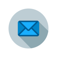 Design Illustration graphic of message icon with flat style. Suitable for UI, mobile design, web design, etc. Transparent Background. png