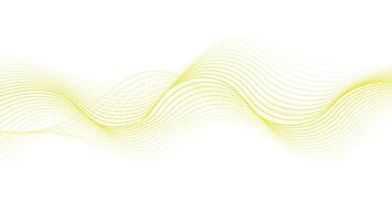 Smooth Curved Lines in Motion. Close-Up Abstract Pattern on White Background vector
