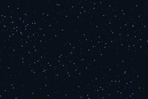Sparkling blue particles galaxy background vector