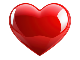 A shiny red heart symbolizes love and affection, perfect for expressing emotions various contexts. This vibrant image captures essence of romance and warmth, making it ideal for heartfelt messages png