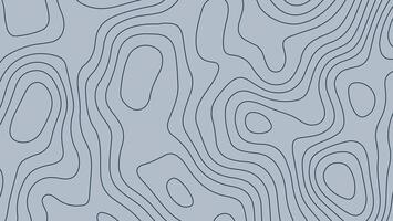 Modern Topography Design with Smooth Contours vector