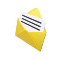 An email envelope with a white envelope png