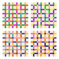 Abstract seamless pattern with color line. vector
