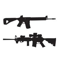 A clean and striking weapon illustration against a white background, symbolizing precision, power, and readiness. vector