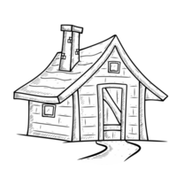 house sketch drawing png