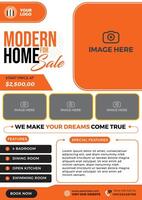 Minimalist Masterpiece Move-In Ready Modern Residence advertisement template design vector