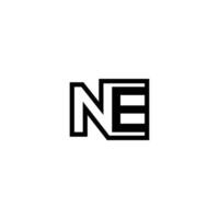 High-Quality EN NE Monogram for Premium Visual Identity vector