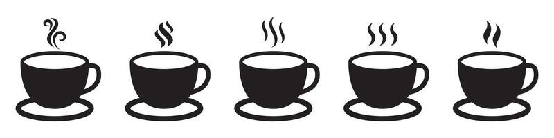 Cup icon. Coffee or tea cup icon. Drink icons set. vector