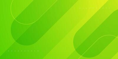 Abstract colorful green dynamic design background. Simple and trendy pattern vector
