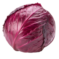 Red cabbage isolated on a transparent background png