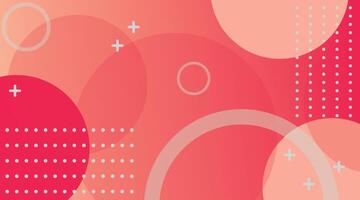 Colorful red Circle Gradient abstract Background vector