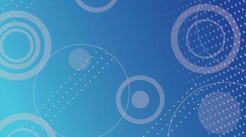 gradient blue background with circle theme vector