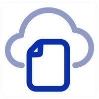 Cloud Folder and backup vector
