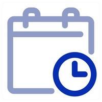 Calendar Time concept icon vector