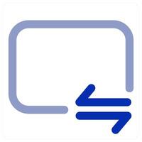 Synchronization and syncing icon vector