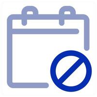 Alert Calendar icon concept vector