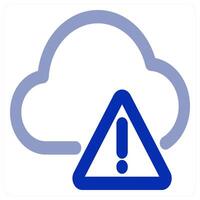 Danger Cloud and warning vector