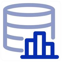 Server Statistics and data icon concept vector