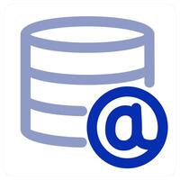 Server Mail icon concept vector