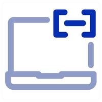 Laptop and computer icon icon concept vector